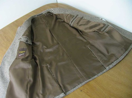 ツイードジャケット 秋冬春 メンズテーラード、ブレザー 千鳥格子