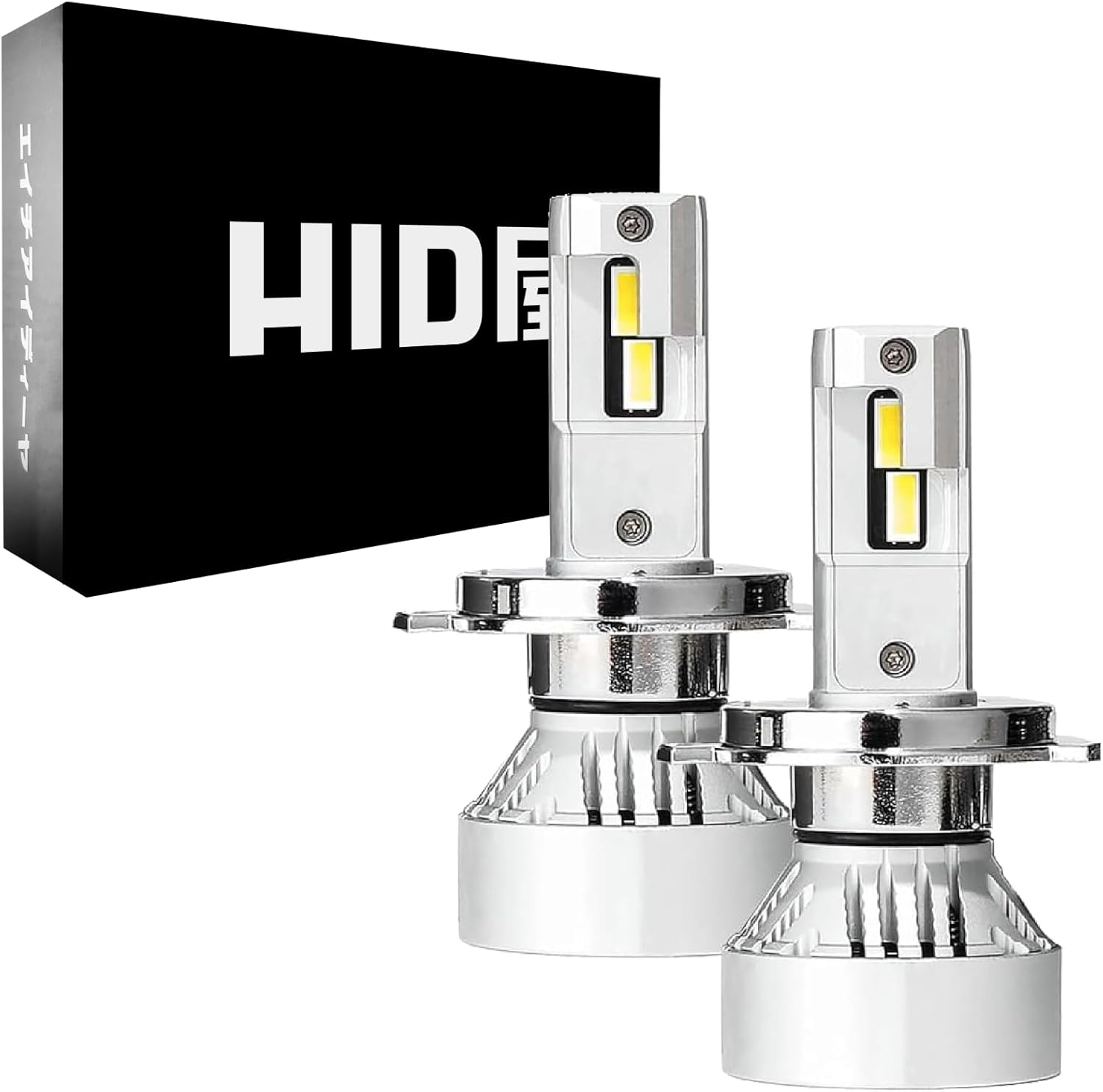 HID屋 H4 H11 LED バルブ 60W HID級の明るさ 49600cd(カンデラ) ヘッドライト フォグ Mシリーズ H1 H3 H7 H8  H16 H10 HB3 HB4 H19 PSX26W 爆光 6500k 車検対応