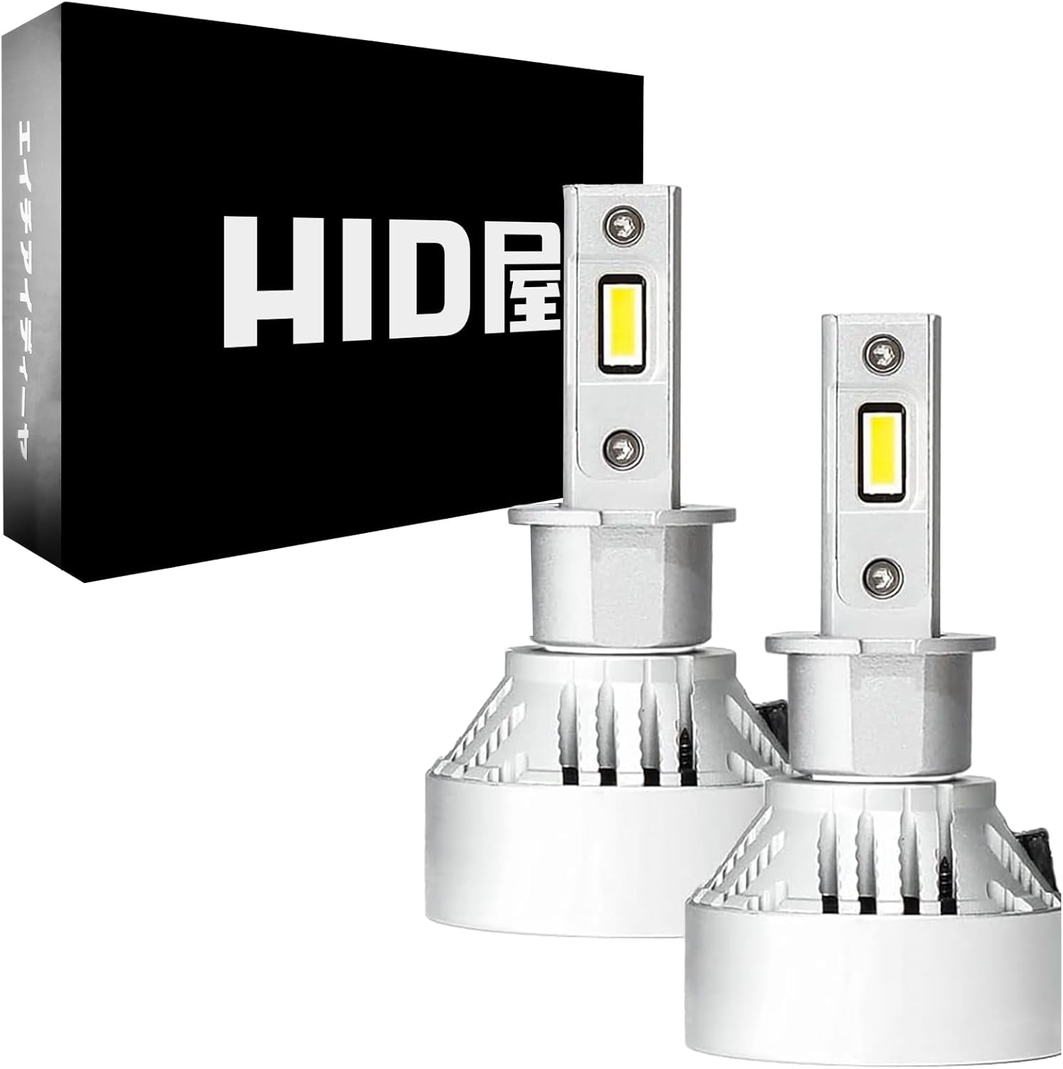 HID屋 H4 H11 LED バルブ 60W HID級の明るさ 49600cd(カンデラ) ヘッドライト フォグ Mシリーズ H1 H3 H7 H8  H16 H10 HB3 HB4 H19 PSX26W 爆光 6500k 車検対応 : lha-i : HID屋 - 通販 - Yahoo!ショッピング