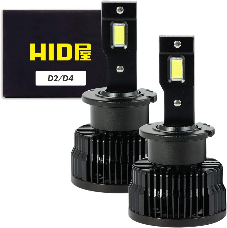 HID屋 LEDヘッドライト D4R 12200lm 6500k 純正HID-