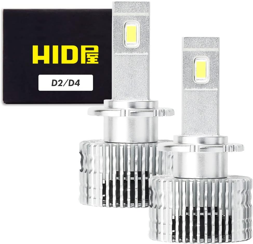 HID屋 LED ヘッドライト D2S D2R D4S D4R 12200lm 6500k ホワイト 35W 2本1セット 純正HIDを簡単LED化  Dシリーズ