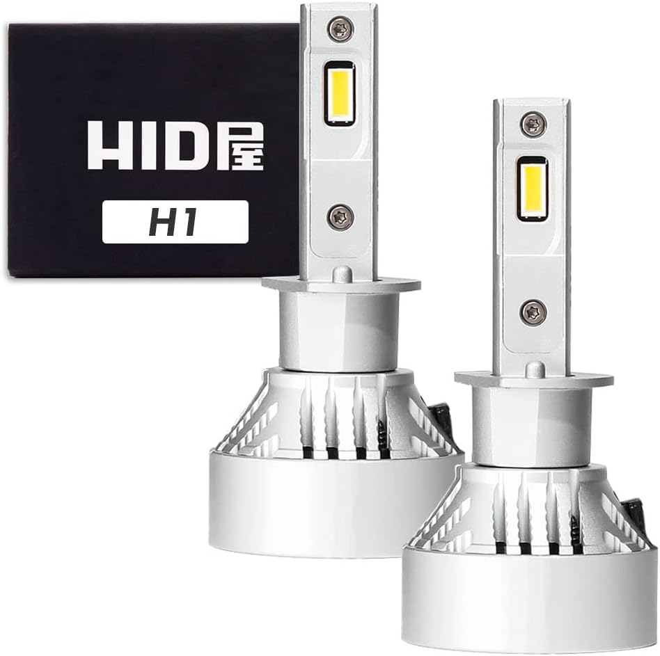 HID屋 H4 H11 LED バルブ 60W HID級の明るさ 49600cd(カンデラ) ヘッドライト フォグ Mシリーズ H1 H3 H7 H8  H16 H10 HB3 HB4 H19 PSX26W 爆光 6500k 車検対応