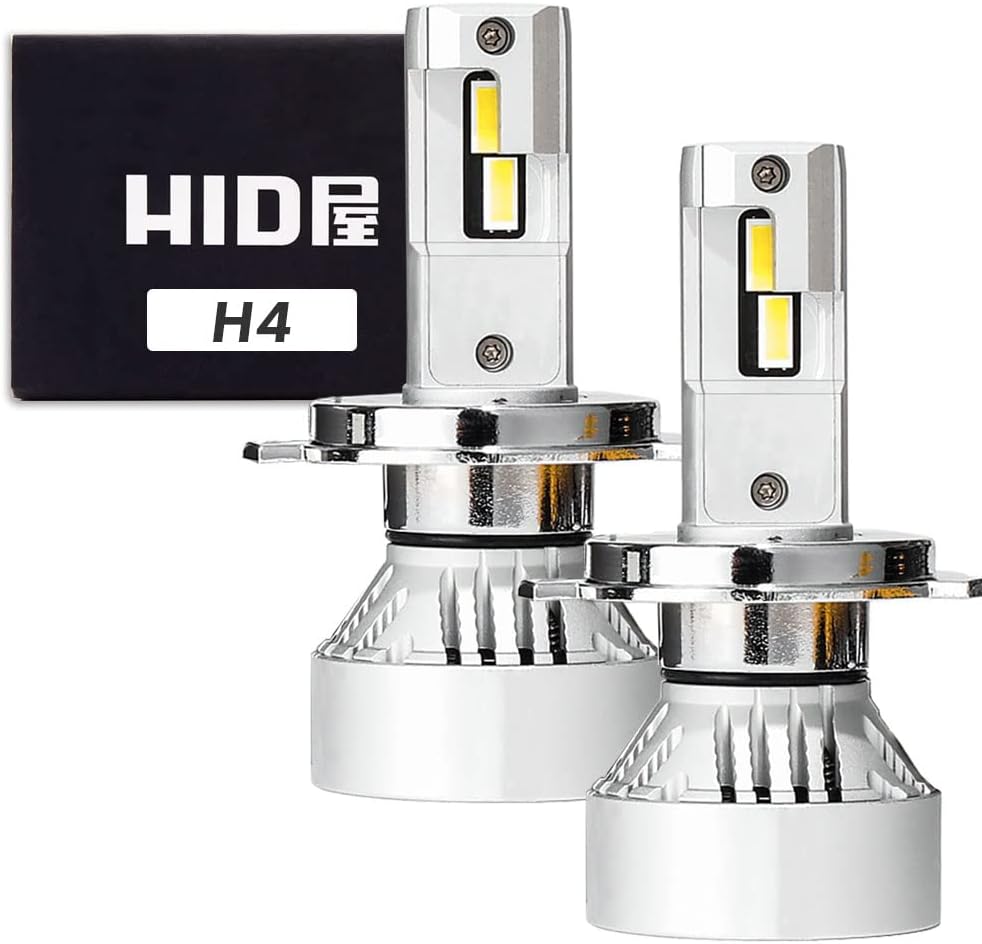 HID屋 W HID級の明るさ H4 H LED バルブ ヘッドライト