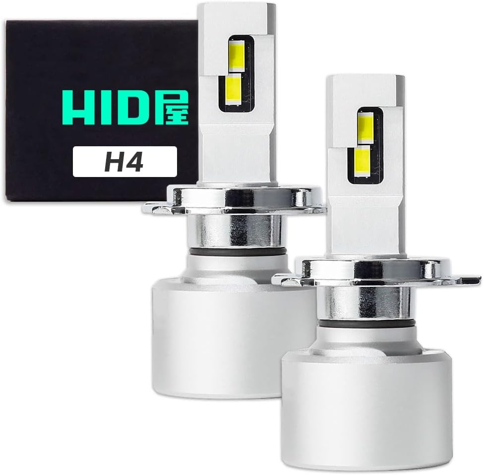 HID屋　H4　Hi　H8　H7　Qシリーズ　H11　爆光　バルブ　D2S　車検対応　ホワイト　Lo　LED　ヘッドライト　6500K　H16　PSX26W　D4S　HB3　フォグランプ　HB4　H11　D4S　19600lm　HIR2