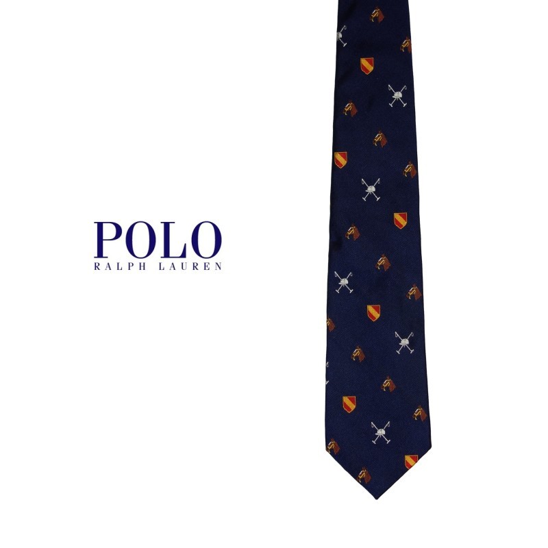 Polo Ralph Lauren ホース総柄ネクタイ ポロラルフローレン