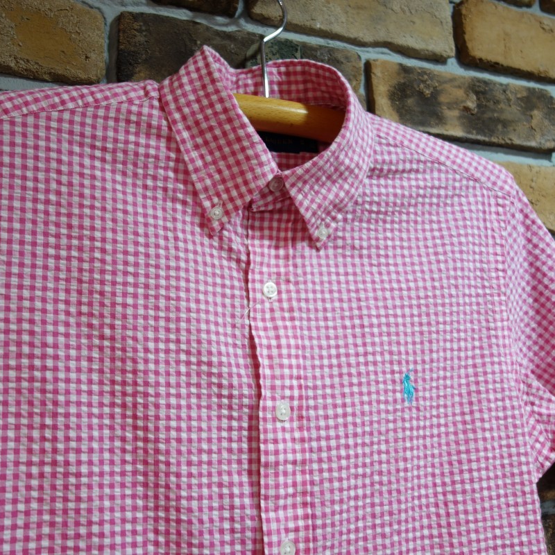 POLO RALPH LAUREN（ポロ・ラルフローレン） シアサッカー半袖ボタン