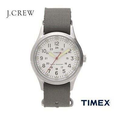 古*2様 j.crew timex 　ビンテージ風　コラボ　ウォッチ TIMEX x J.CREW Watch Quartz Stainless Men's Black | eBay