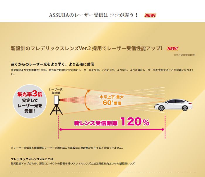 セルスター レーダー探知機 AR-555 ミラー型 レーザー式オービス対応 セパレートタイプ ドラレコ相互通信対応 日本製 3年保証｜trancess39｜03