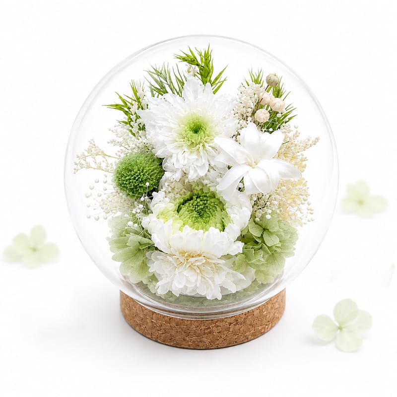 仏花 プリザーブドフラワー お供え お花 お悔やみ お彼岸 仏壇 枯れない 仏花 お供え 花 お悔やみ お盆 新盆 初盆 お彼岸 ペットブリザードフラワー 仏花ドーム |  | 03