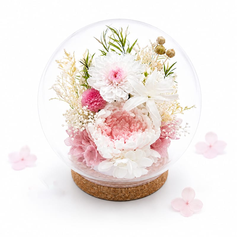 仏花 プリザーブドフラワー お供え お花 お悔やみ お彼岸 仏壇 枯れない 仏花 お供え 花 お悔やみ お盆 新盆 初盆 お彼岸 ペットブリザードフラワー 仏花ドーム |  | 02
