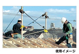 藤井電工安全帯/ツヨロン 安全屋根支柱用心棒 YM-100