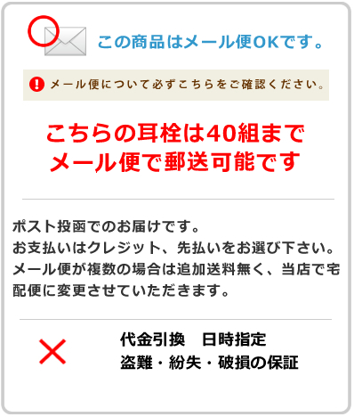 メール便ポスト投函について