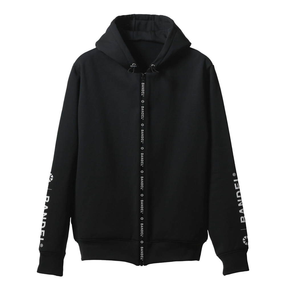 BANDEL ブラック フルジップ パーカー BANDEL（バンデル） パーカー BASIC FULL ZIP PARKA BGI-BZPK ブラック