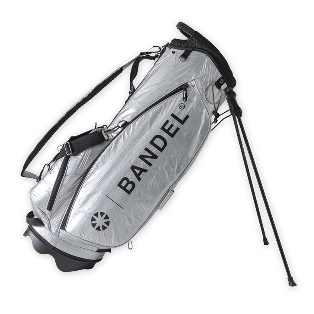 BANDEL キャディバッグ CLUMPLE STAND CADDY BAG BGI-3SCB BLACK SILVER