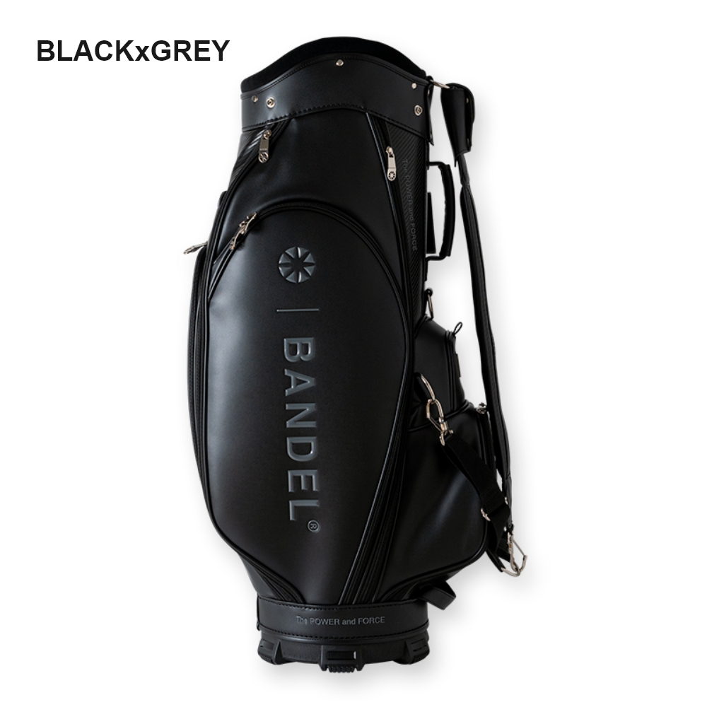 BANDEL ゴルフキャディバッグ ブラック/ホワイト BANDEL GOLF バンデルゴルフ CART TYPE CADDY BAG BGJ-5SCTCB