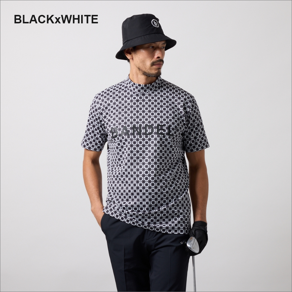 BANDEL（バンデル） BANDEL GOLF ゴルフ BICOLOR CREST ALLOVER S/S