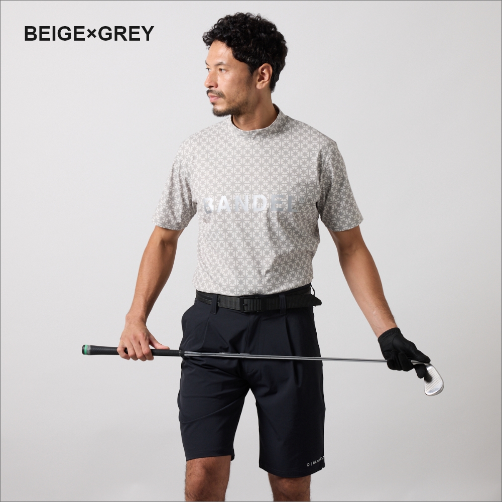BANDEL（バンデル） BANDEL GOLF ゴルフ BICOLOR CREST ALLOVER S/S