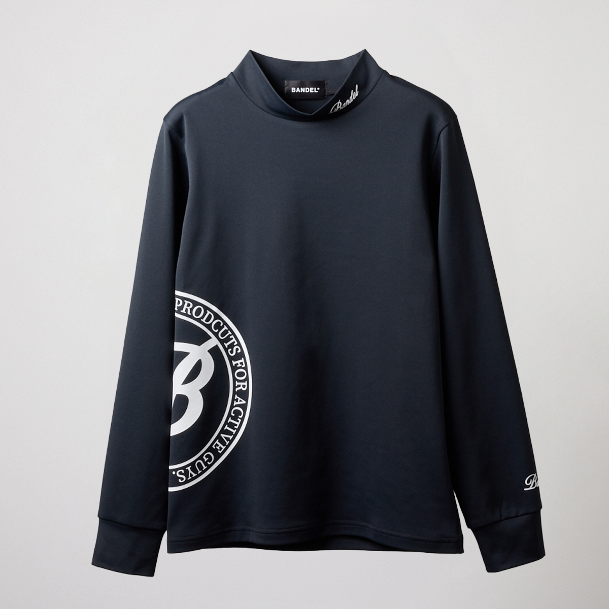 BANDEL（バンデル） ゴルフ モックネック 長袖 UVカット 保温