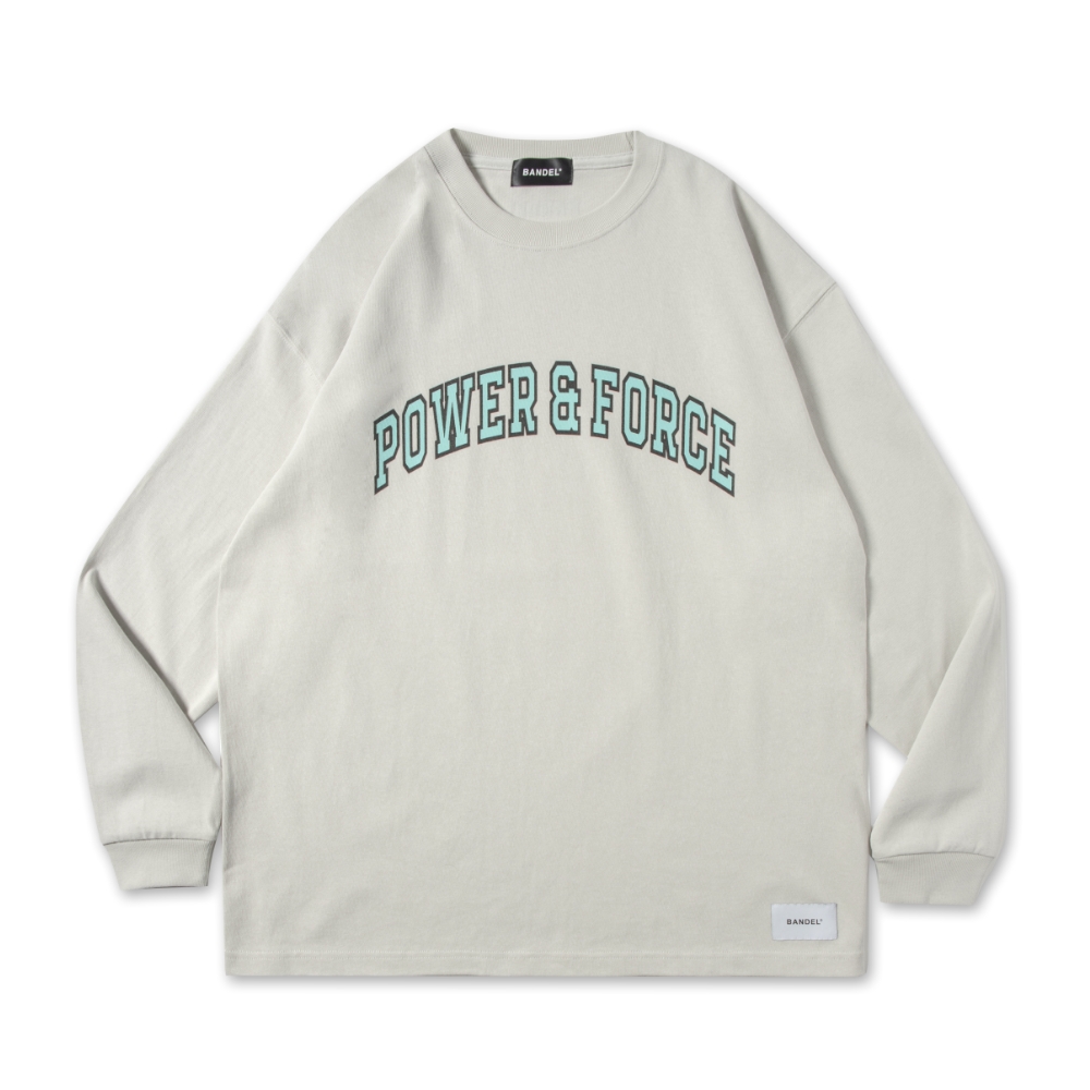 BANDEL ロンT POWER＆FORCE ARCH LOGO L/S TEE LT034