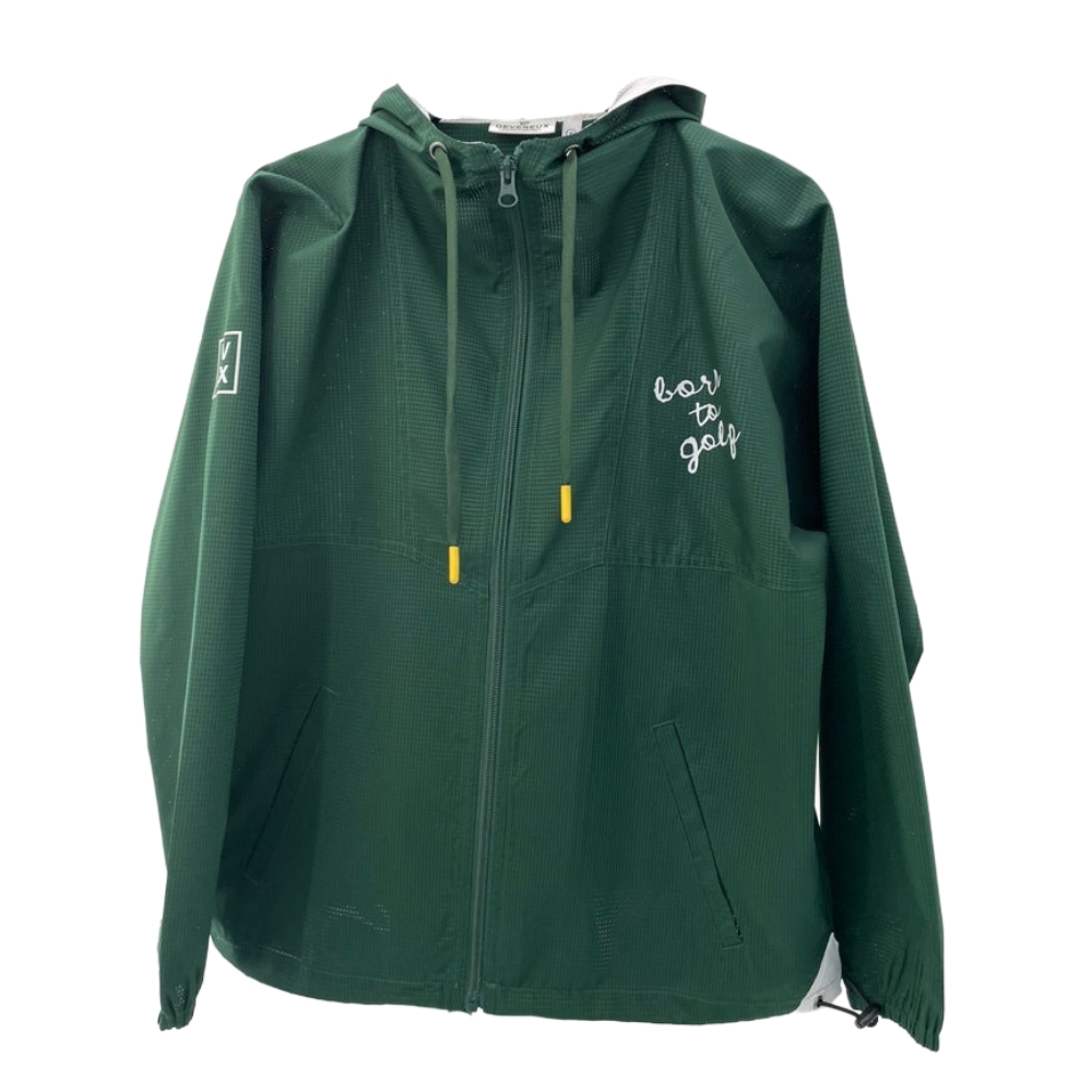 新品タグ付き【デヴァロー ゴルフ】テクニカルジャケット ブルゾン M DEVEREUX GOLF デバローゴルフ WOMEN Manic ドットエアーWRブルゾン