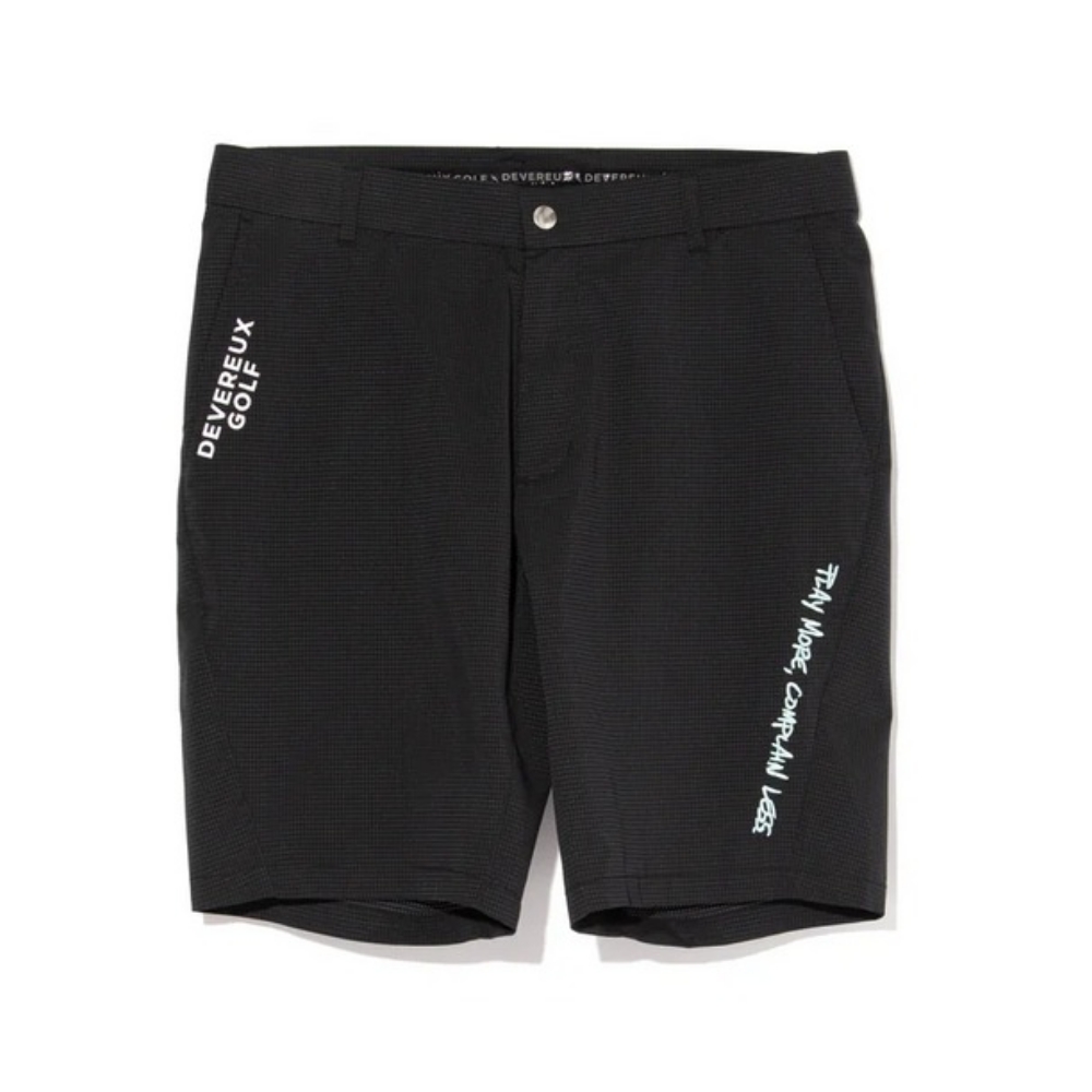 DEVERAUX GOLF DVRX デヴァローゴルフ　ブラックショートパンツ DEVEREUX GOLF デバローゴルフ DVRX ドットエアーショーツ 763572403