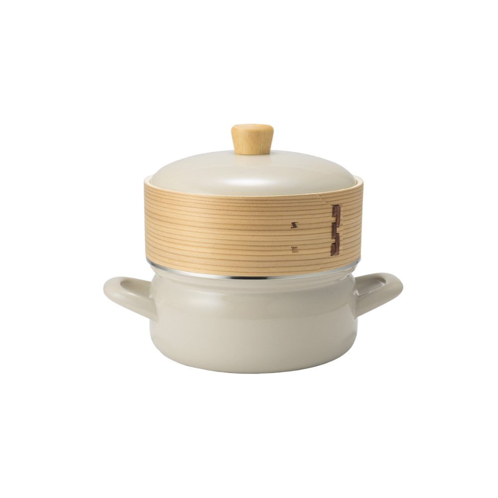 富士ホーロー せいろ付きホーロー鍋 18cm １段 | 富士ホーロー | 02