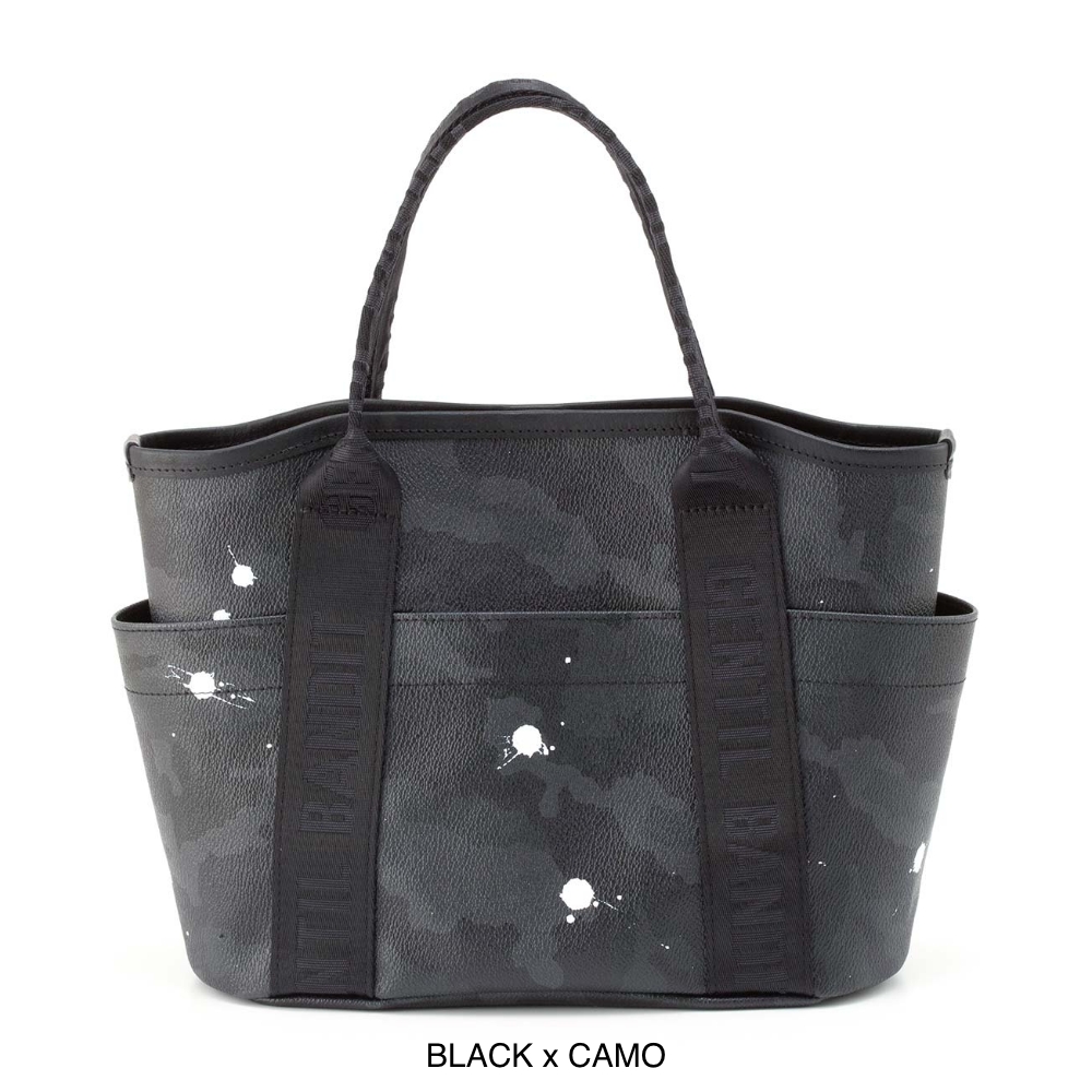 美品☆ GENTIL BANDIT 2WAYトートバッグ PM ブラックカモ GENTIL