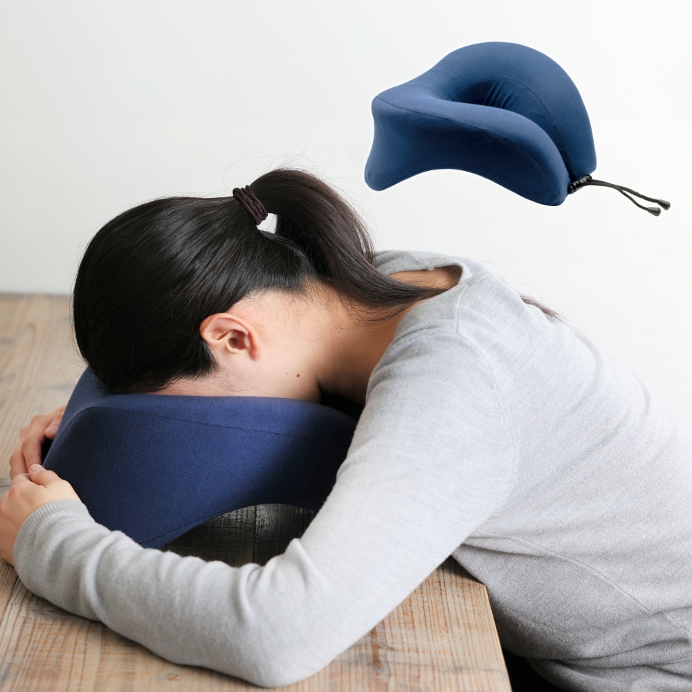 HIRUNEGAO ヒルネガオ 昼寝枕 ネックピロー 兼用 うつ伏せ デスク