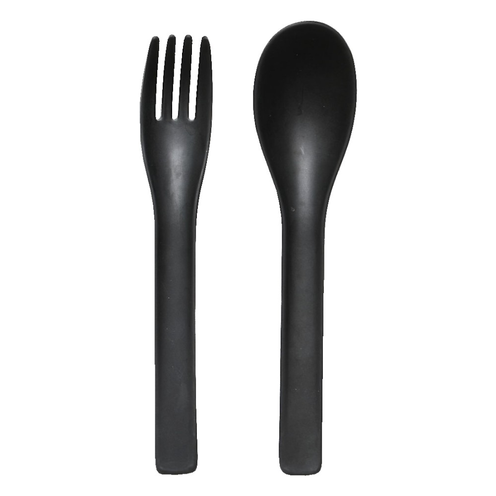 ideaco イデアコ b fiber カトラリー フォーク2本 スプーン2本 割れにくい バンブーメラミン | ideaco | 04