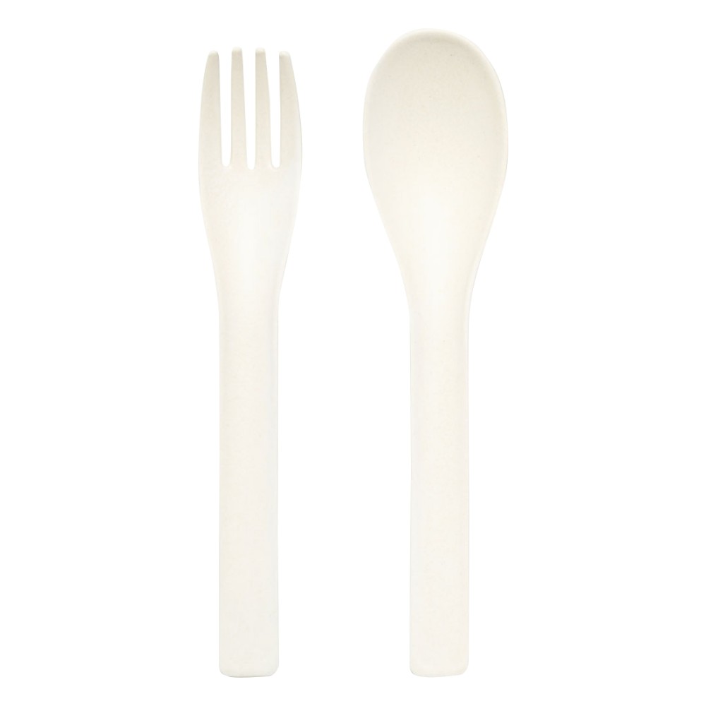 ideaco イデアコ b fiber カトラリー フォーク2本 スプーン2本 割れにくい バンブーメラミン | ideaco | 01