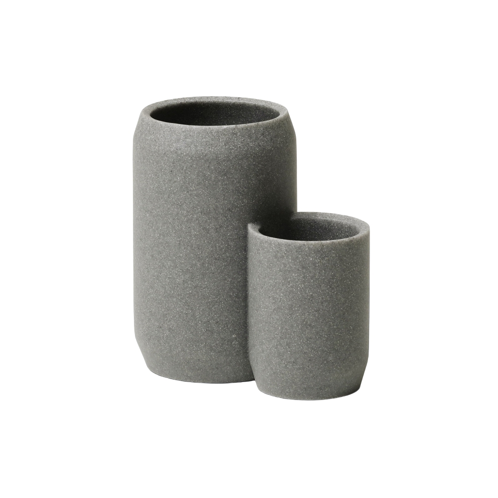 ideaco イデアコ Kitchen Tool stand COMBO ID187 キッチンツールスタンド 陶器風 白 キッチンツール カトラリー 収納 スタンド 北欧 カトラリースタンド 箸立て | ideaco | 01