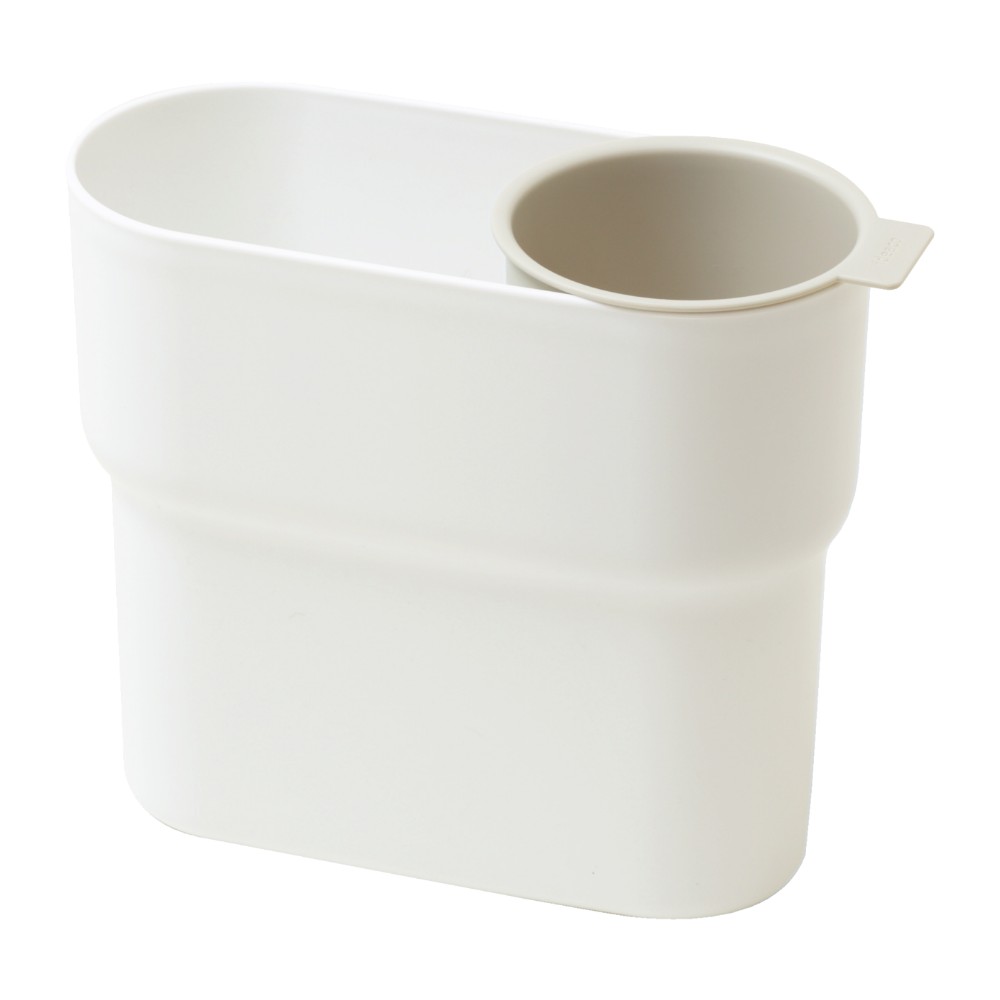 ideaco イデアコ コンパクトに分別出来るゴミ箱 niko ミニカップ付き 幅31.5cm x 高さ26.5cm 奥行き13.5cm 丸型 | ideaco | 01