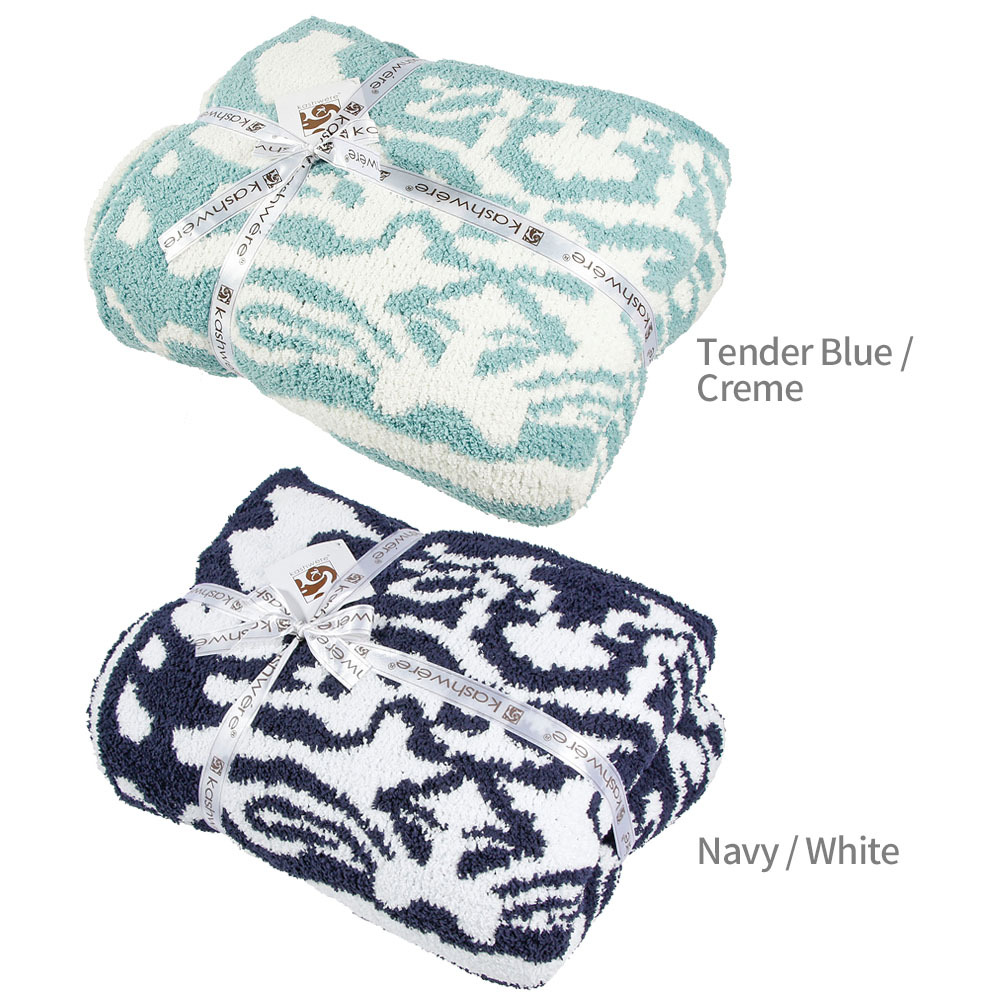 Kashwere kashwere カシウエア DAMASK BLANKET ダマスク
