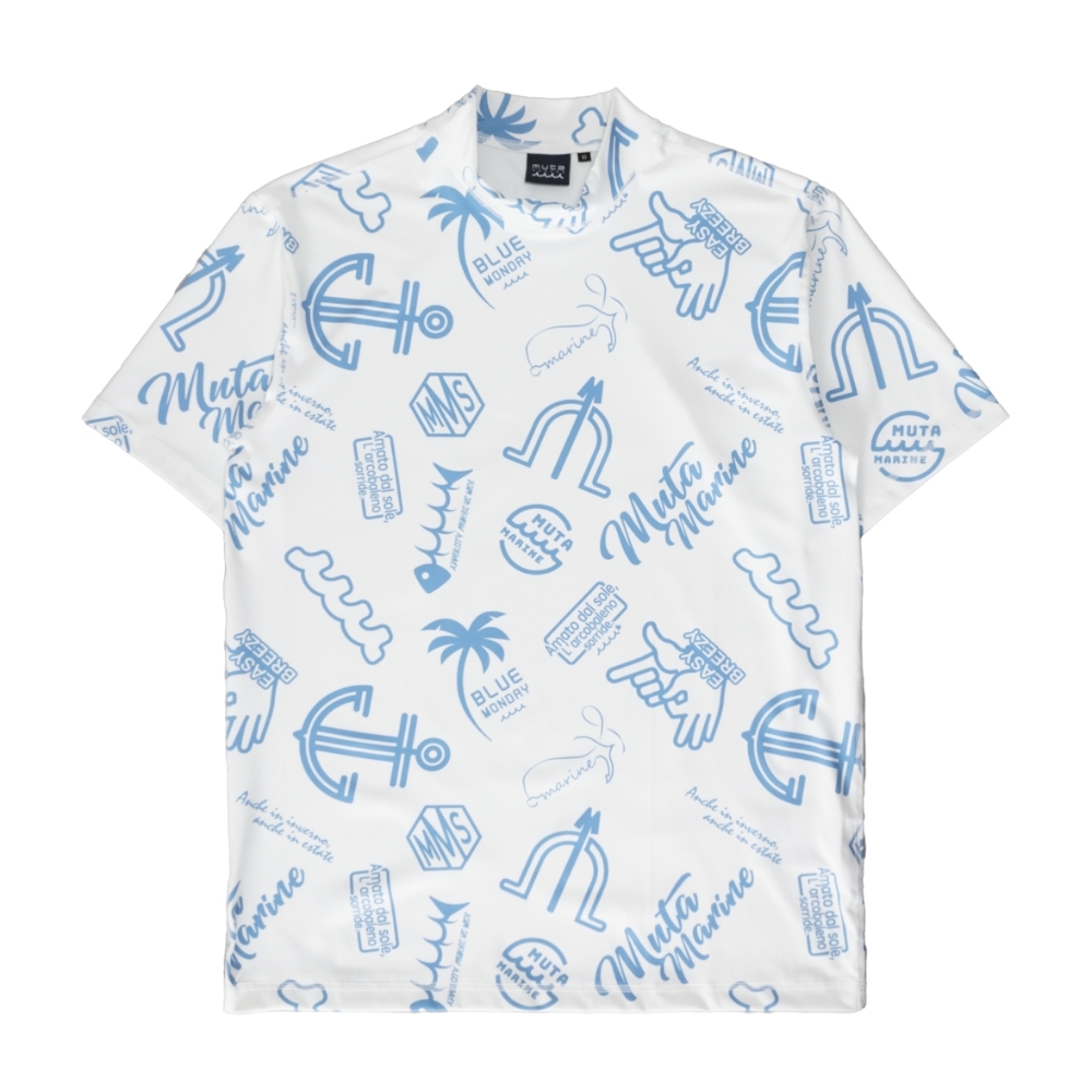mutamarine 空調服 新品 タグ付 ゴルフ ムータマリンゴルフ muta（ムータ） muta MARINE GOLF マリンゴルフ ランダムロゴ モック