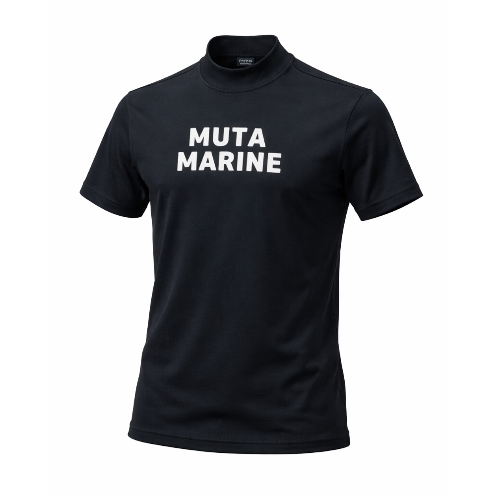 【24時間以内/早い者勝ち】ムータマリン メンズ 半袖 モックネックシャツ S muta（ムータ） muta MARINE マリン ポップコーンニット モックネック