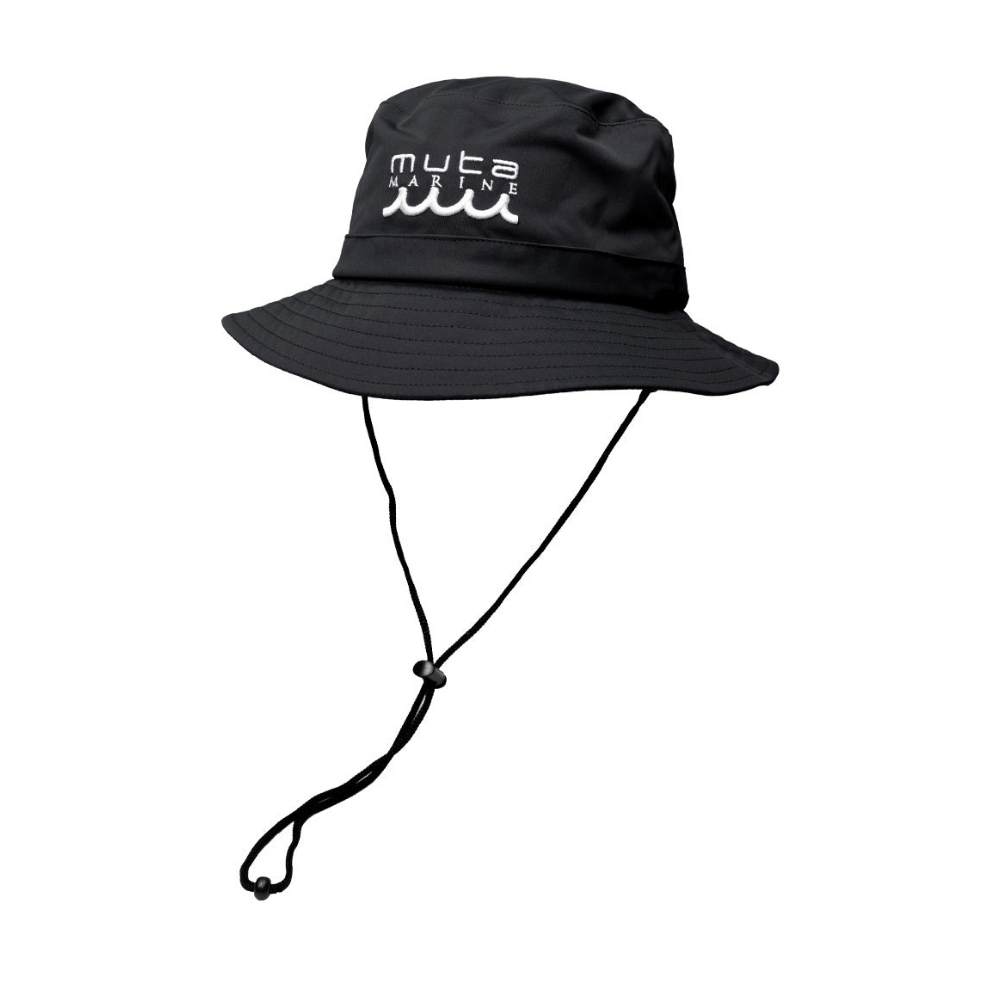 完売1回着のみ美品♡ムータマリンゴルフ muta バケットハット ネイビー muta MARINE ムータ マリン WAVE Logo RAIN HAT MMAV-624034