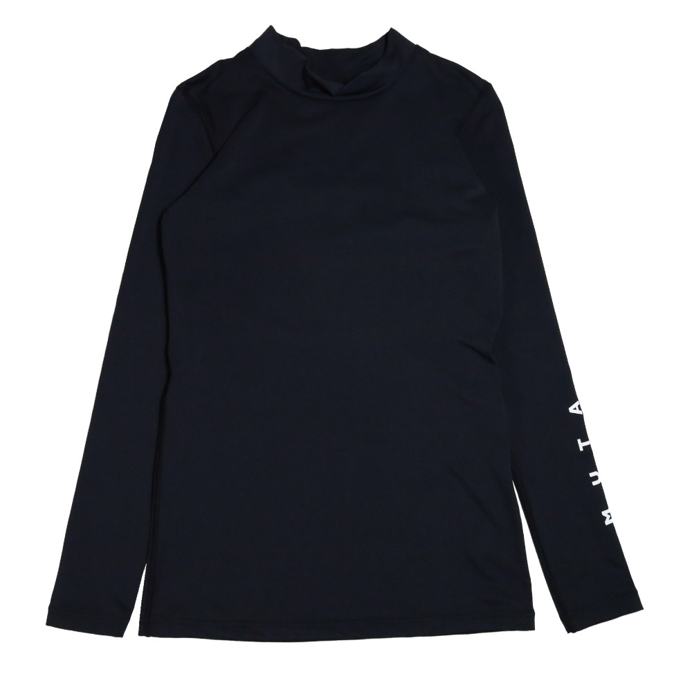 【極美品】muta MARINE ムータマリン モックネック ロンT ブラック muta（ムータ） muta MARINE ムータマリン モックネック インナー