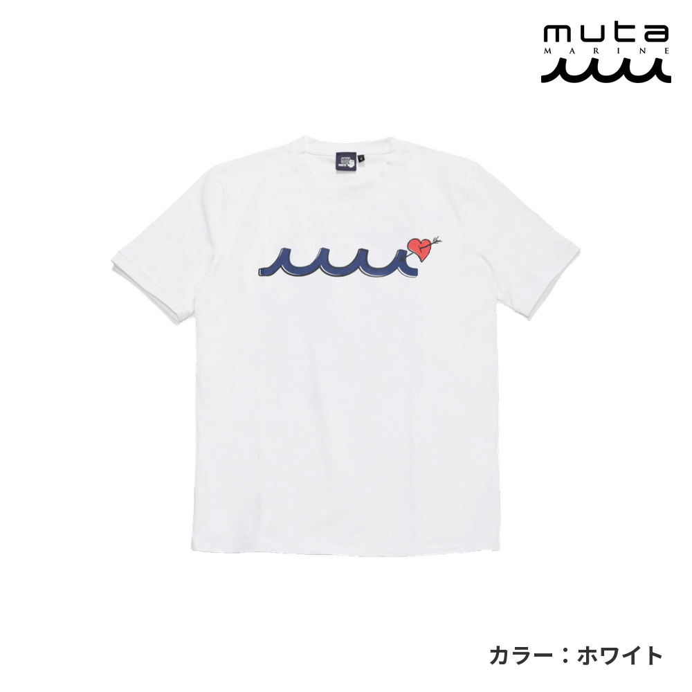 MUTA MARINE ポロシャツ　半袖　ポパイ　ホワイト　ゴルフ　XL muta MARINE（ムータマリン） ムータ マリン Tシャツ ポパイT 2026ss