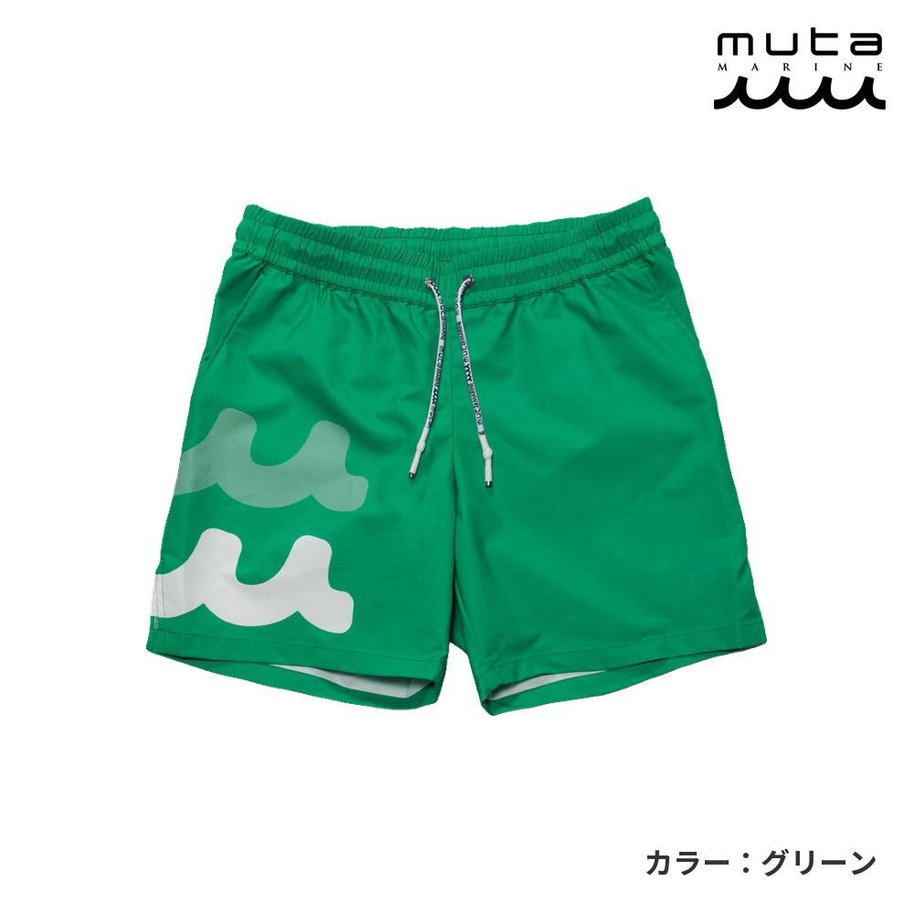 muta MARINE ムータマリン スイムショーツ (TWIN WAVE) MMSG-250522 スイムショーツ サーフパンツ ハーフパンツ 水陸両用 ネイビー グリーン2026ss マリンウェア | muta MARINE | 01