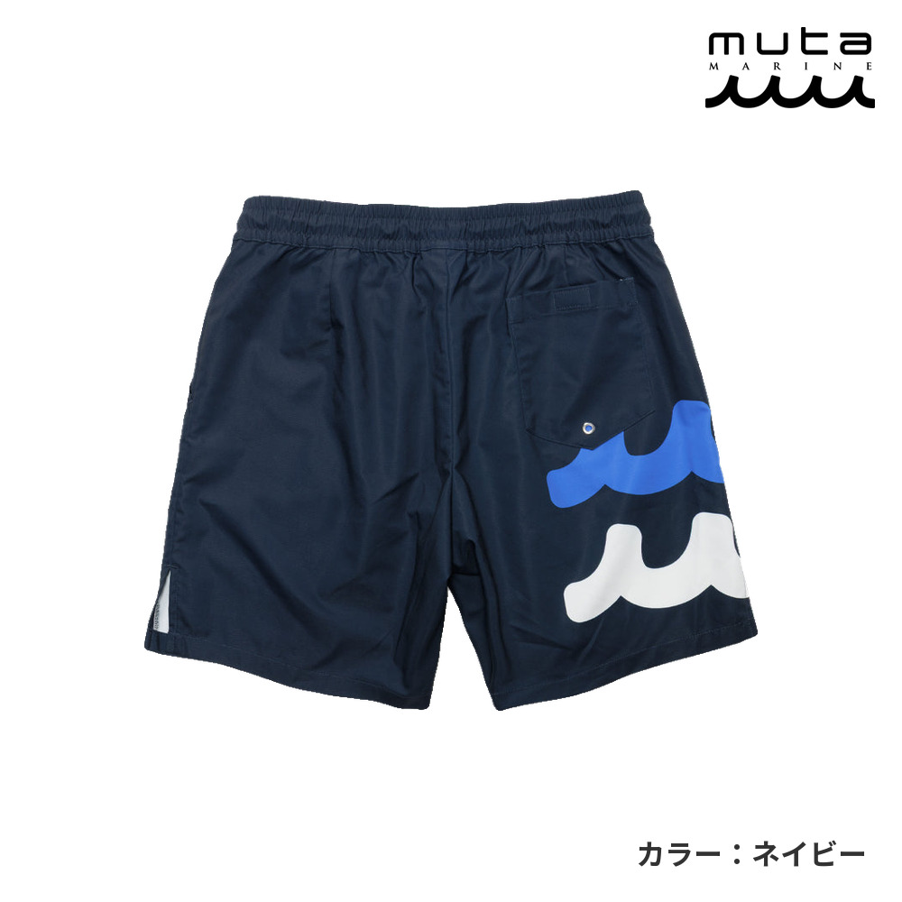 muta MARINE ムータマリン スイムショーツ (TWIN WAVE) MMSG-250522 スイムショーツ サーフパンツ ハーフパンツ 水陸両用 ネイビー グリーン2026ss マリンウェア | muta MARINE | 02