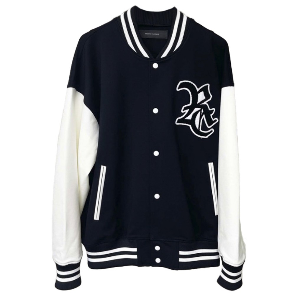 RESOUND CLOTHING リサウンドクロージング ジャケット RC Jersey OVER VARSITY JACKET RC27-C-010  ブラック ベージュ : rcrc27c010 : DEPARTMENTSTORES - 通販 - Yahoo!ショッピング