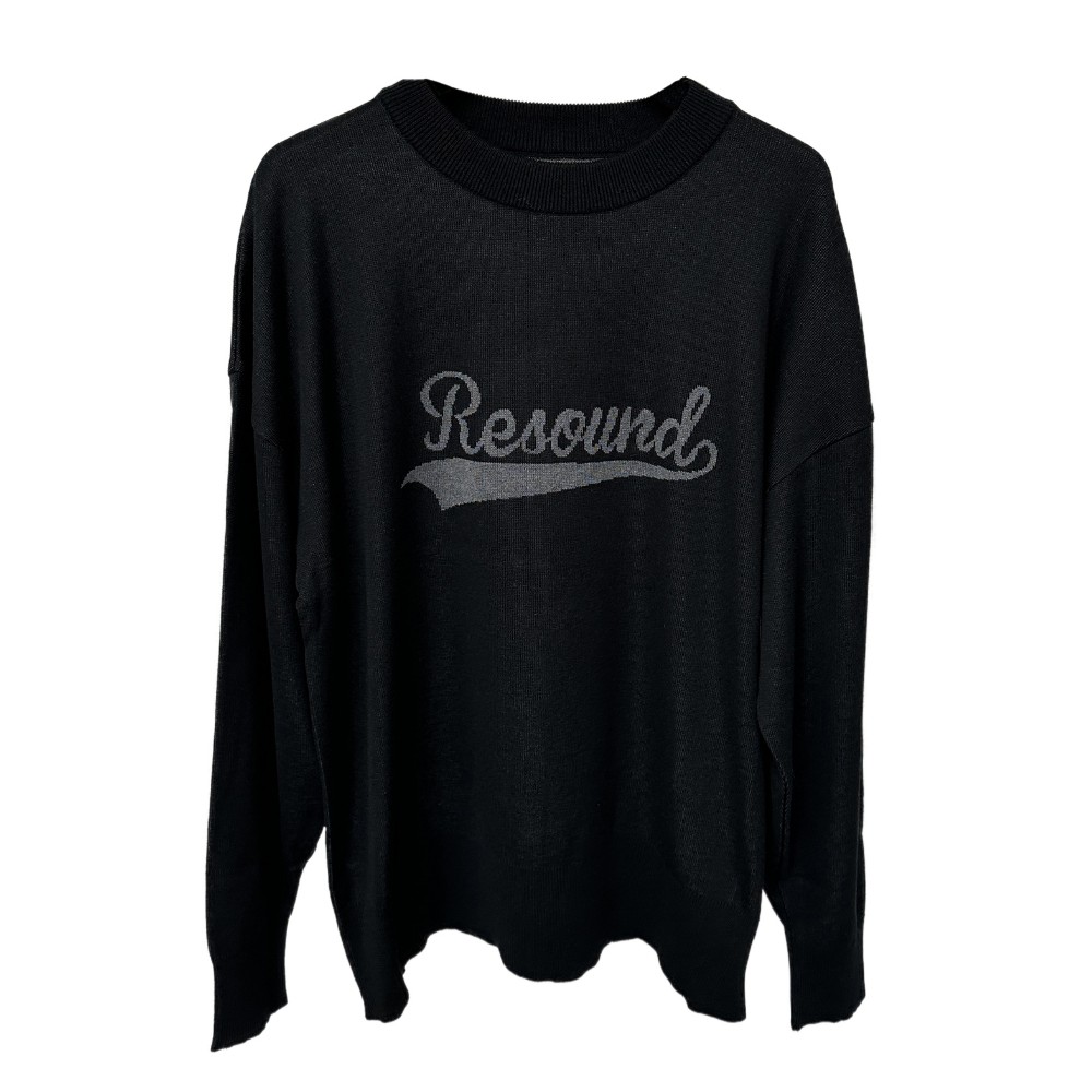 予約 RESOUND CLOTHING ニット BB ROGO HALF KNT RC29-K-003