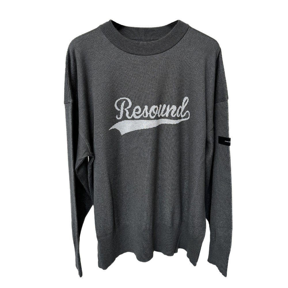 予約 RESOUND CLOTHING ニット BB ROGO HALF KNT RC29-K-003