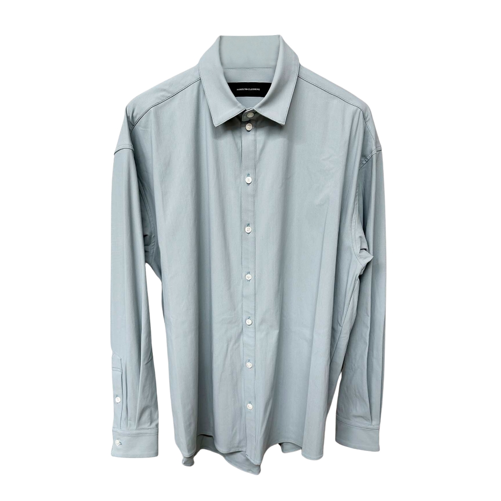 RESOUND CLOTHING リサウンドクロージング シャツ NYLON jack shirts RC31-SH-001 ブラック アクア ホワイト｜transit｜03