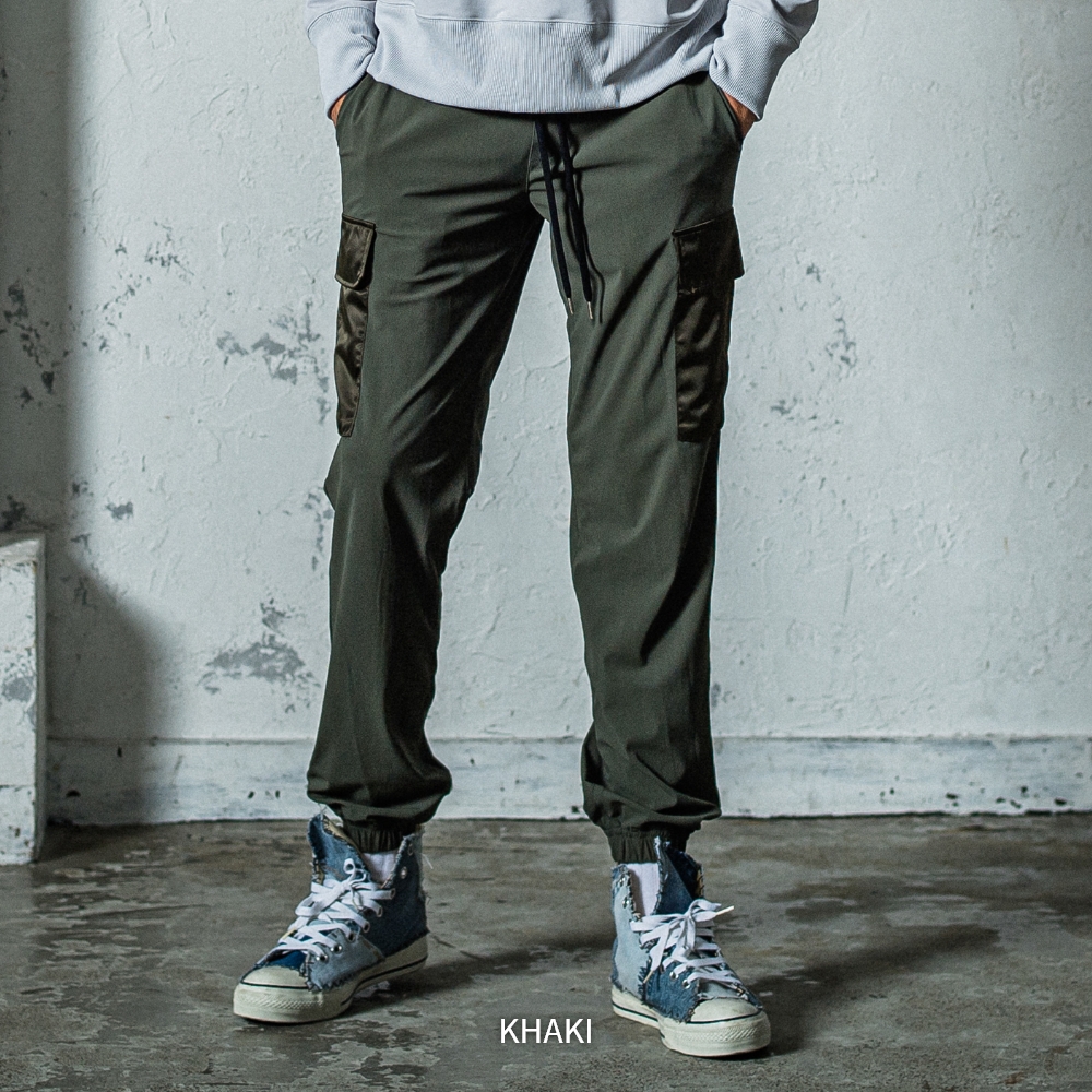 RESOUND CLOTHINGスリムフィットパンツ グリーン【未使用試着のみ】 DEPARTMENTSTORES - RESOUND CLOTHING リサウンドクロージング