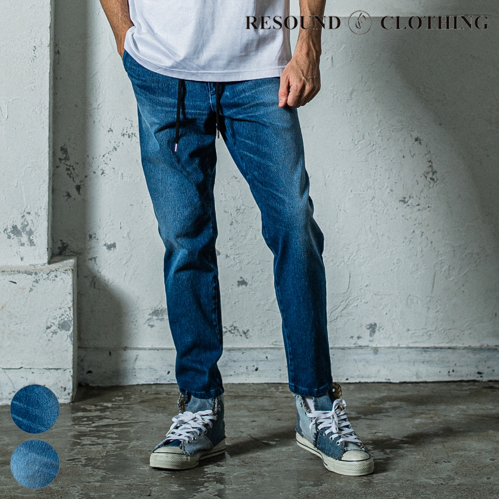 RESOUND CLOTHING（リサウンドクロージング） DENIM JERSEY PAT WIDE