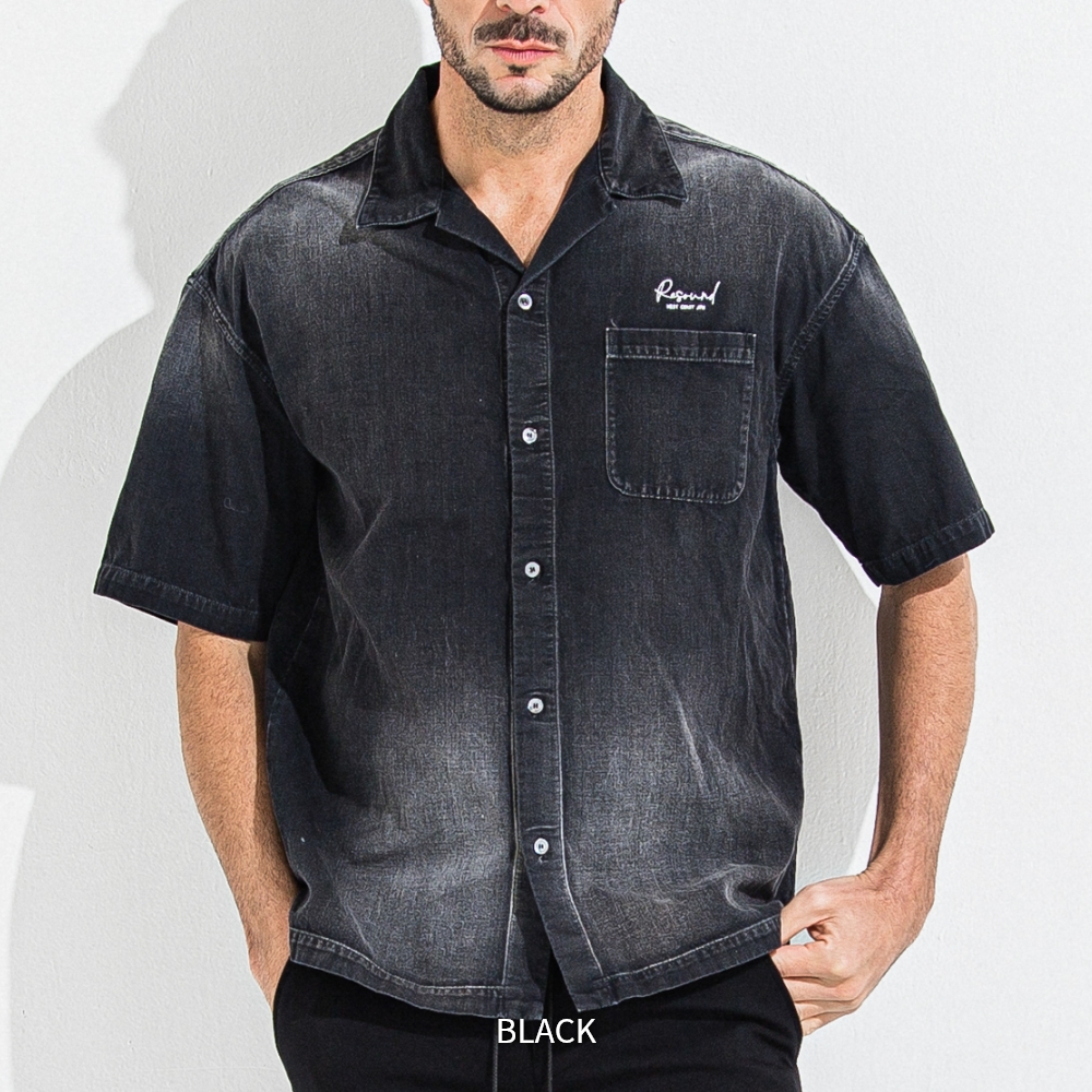 RESOUND CLOTHING（リサウンドクロージング） ZACK HALF DENIM SHIRTS