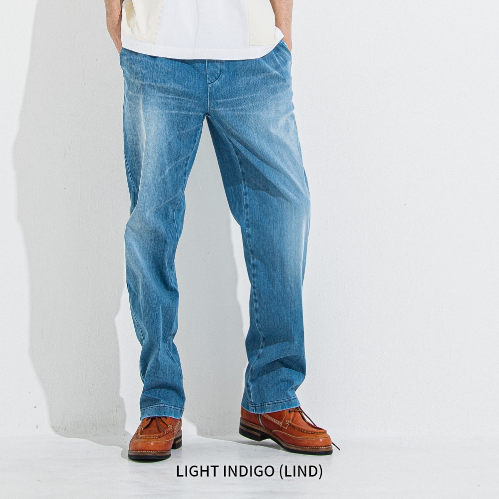 RESOUND CLOTHING リサウンドクロージング DENIM JERSEY WIDE PT