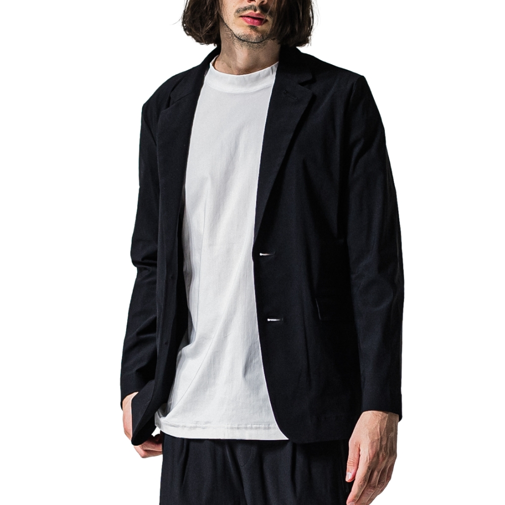 RESOUND CLOTHING リサウンドクロージング ジャケット GARY LOOSE JACKET RC39-JK-001 テーラードジャケット ジャージ ブラック ナイロンブラック 2026ss 父の日の画像