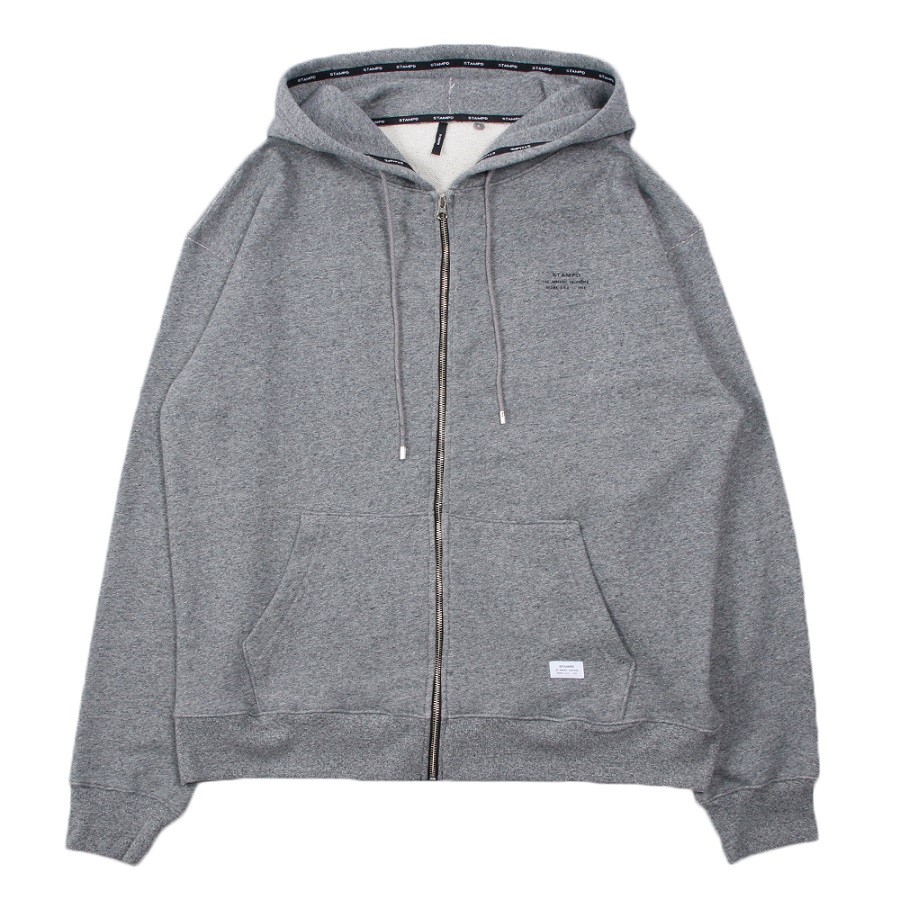 STAMPD ジップアップフーディー Stacked Logo Zip Up Hoodie SLA